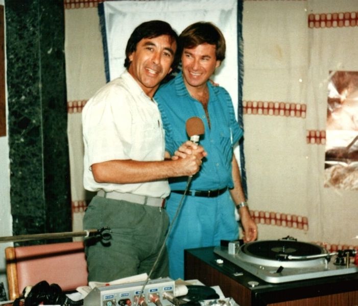 עם דן כנר באילת - 1987