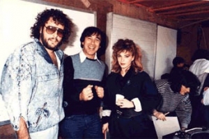 עם אריק סיני ושרון ליפשיץ שנות ה-80